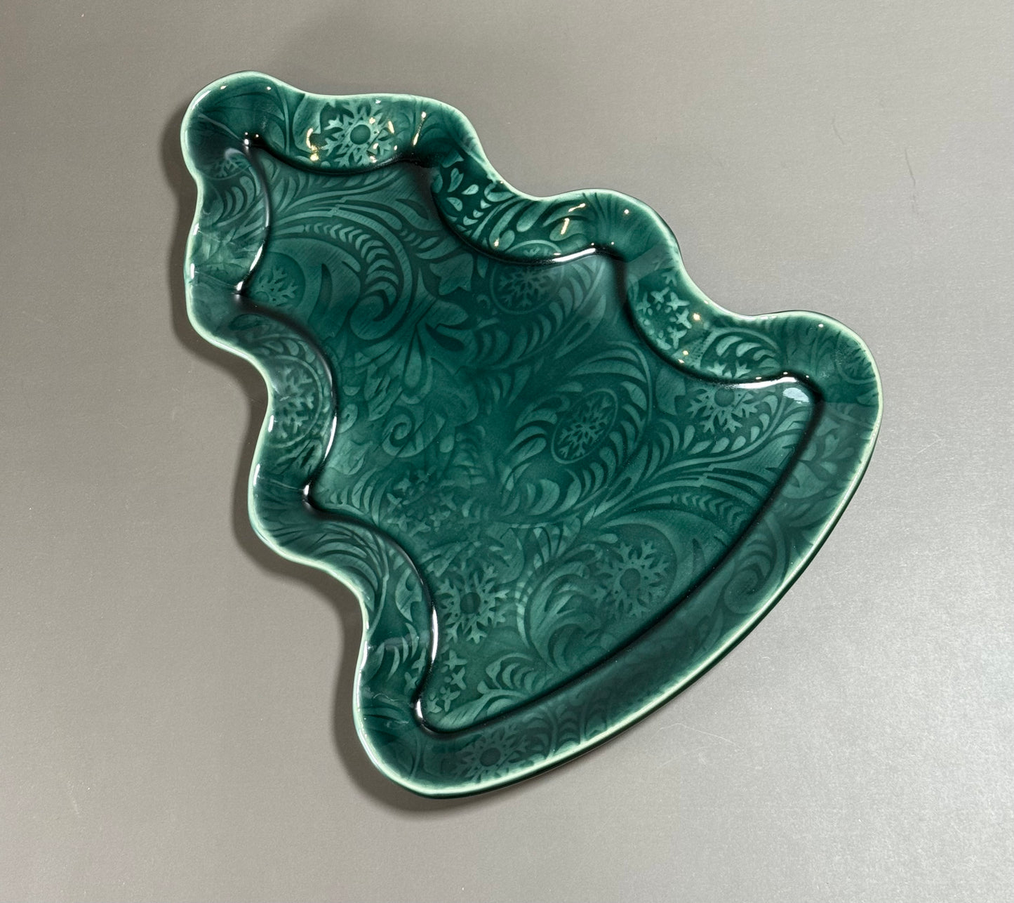 Christmas Tree Platter