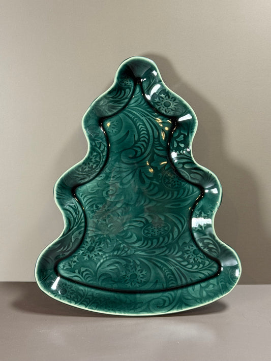 Christmas Tree Platter