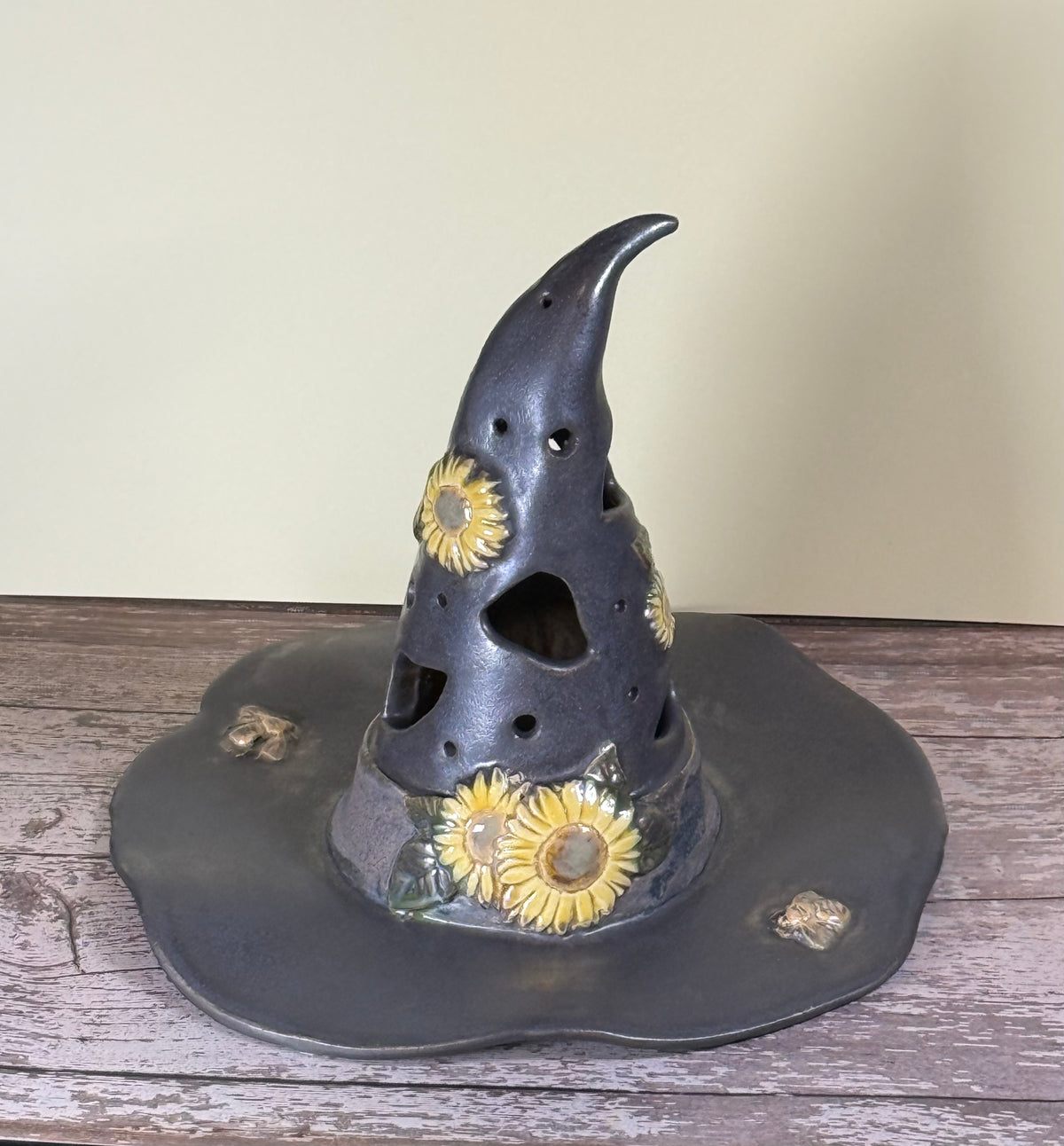 Sunflower Witch Hat Luminary