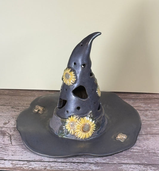 Sunflower Witch Hat Luminary