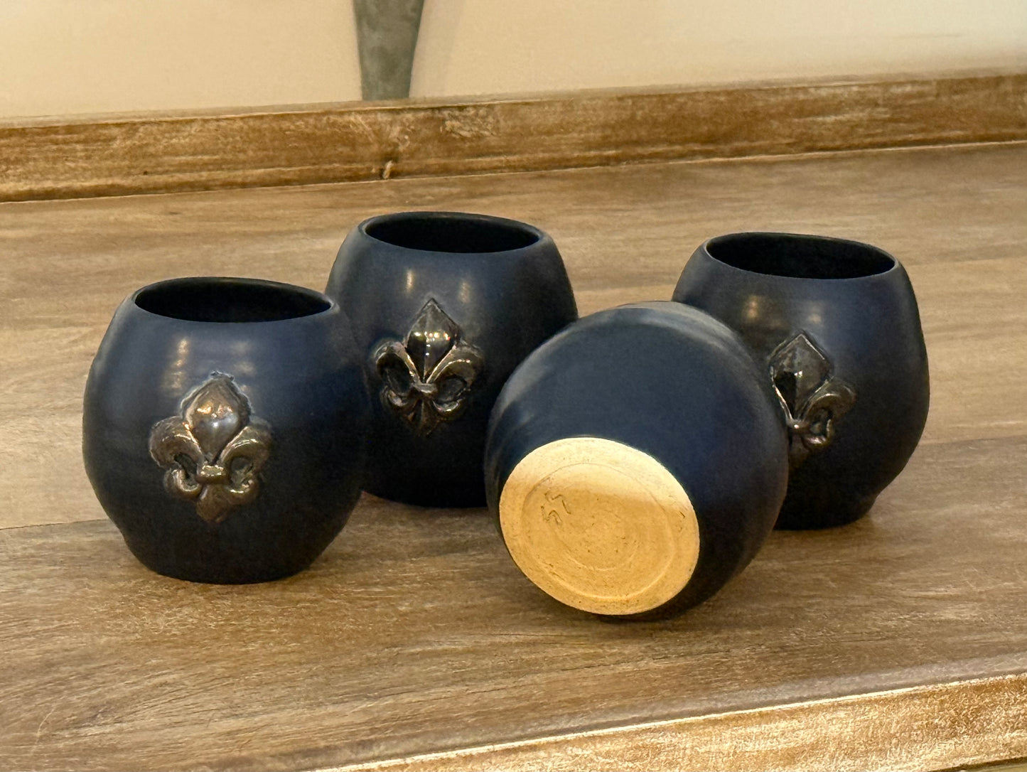 Saints Fleur de Lis Goblets