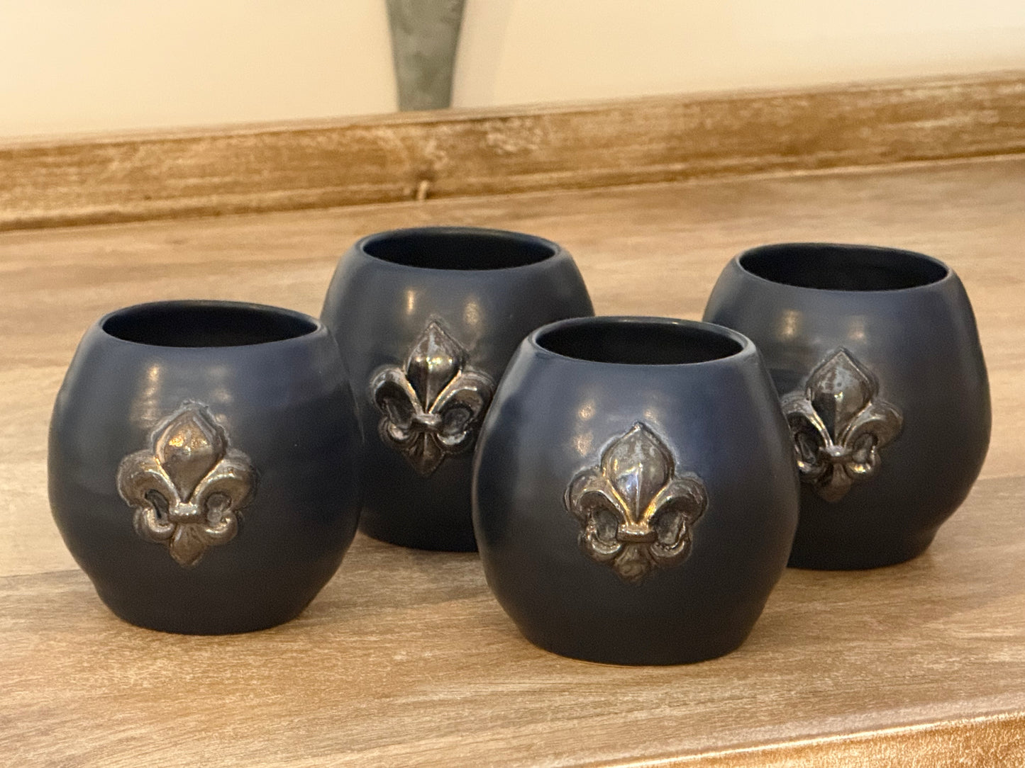 Saints Fleur de Lis Goblets
