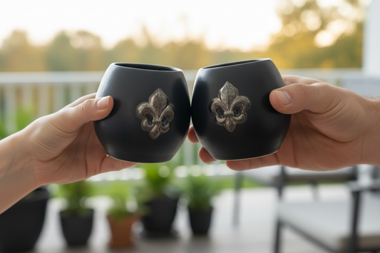 Saints Fleur de Lis Goblets