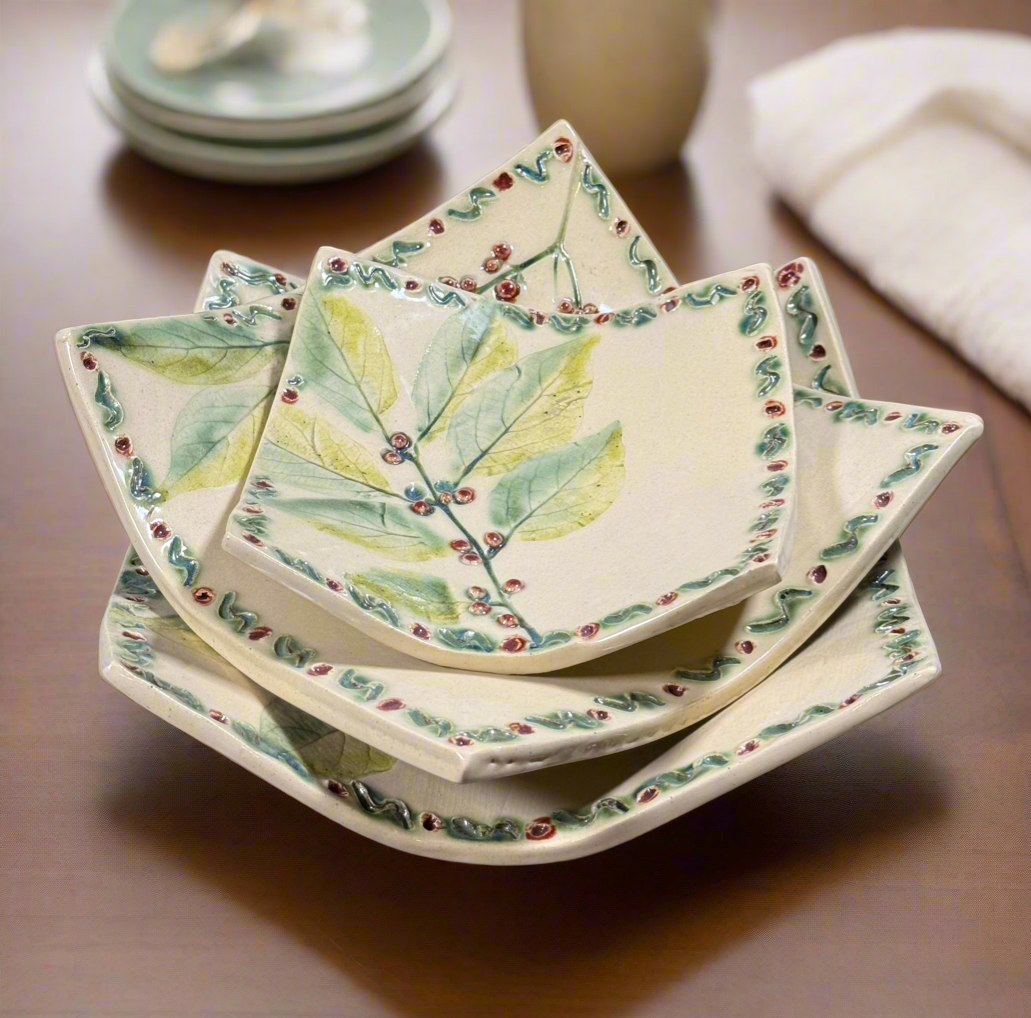 Holly Serving Dishes
