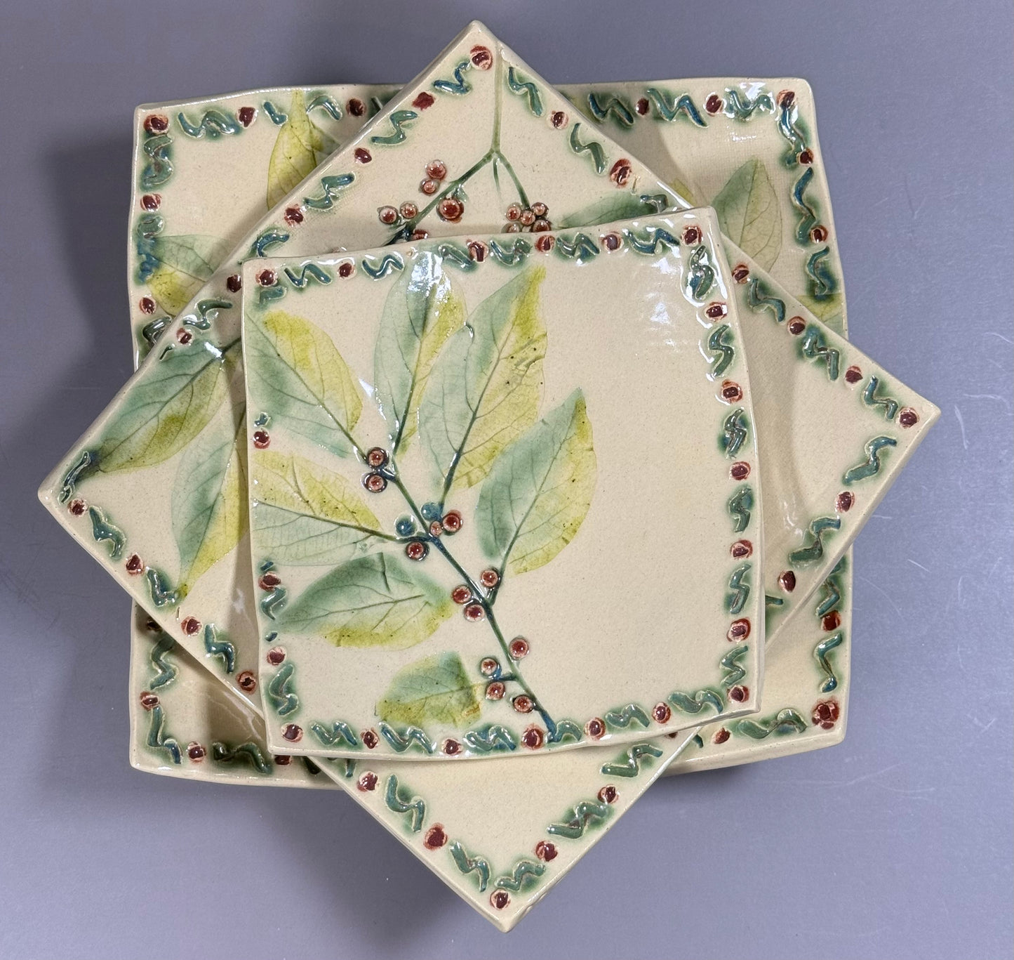 Holly Serving Dishes