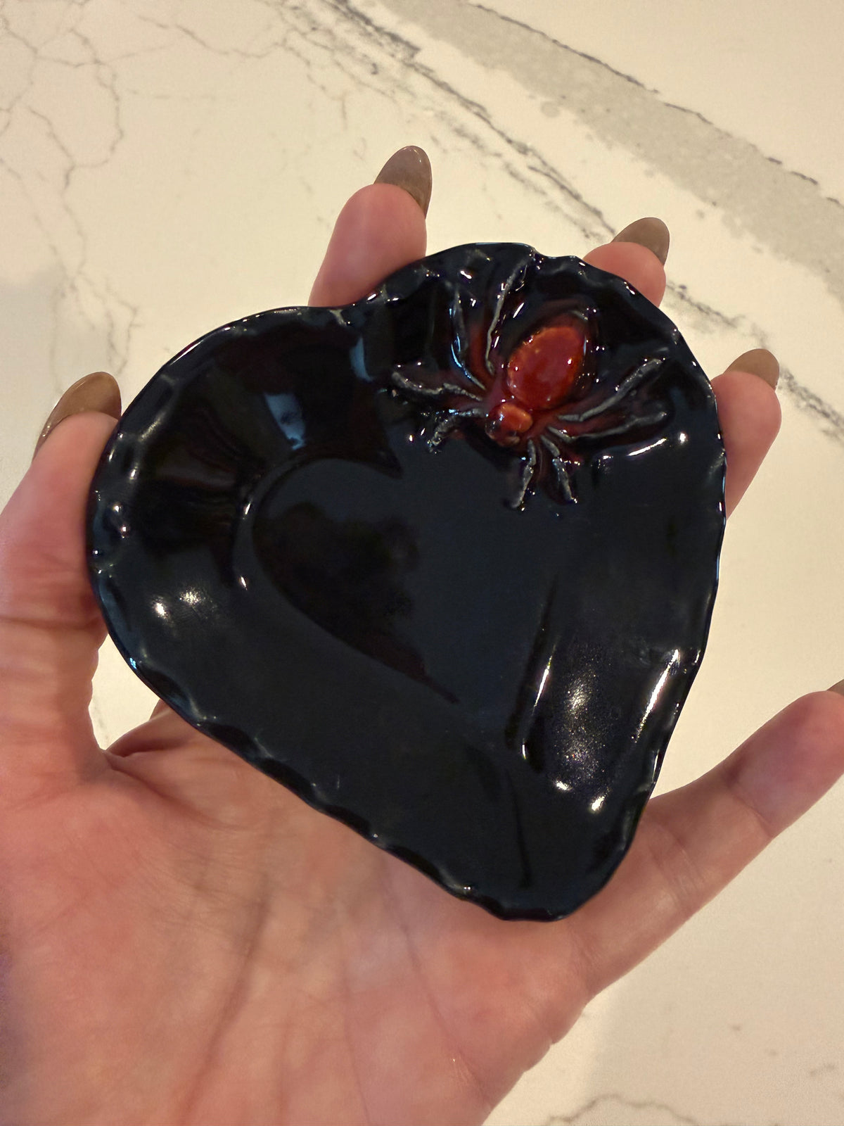 Red Spider Heart Trinket Dish