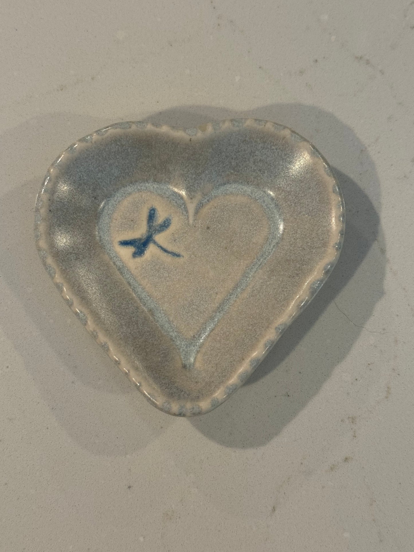 Soft Blue Dragonfly Trinket Dish
