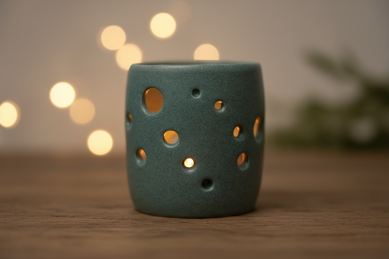Blue Votive Candle holder