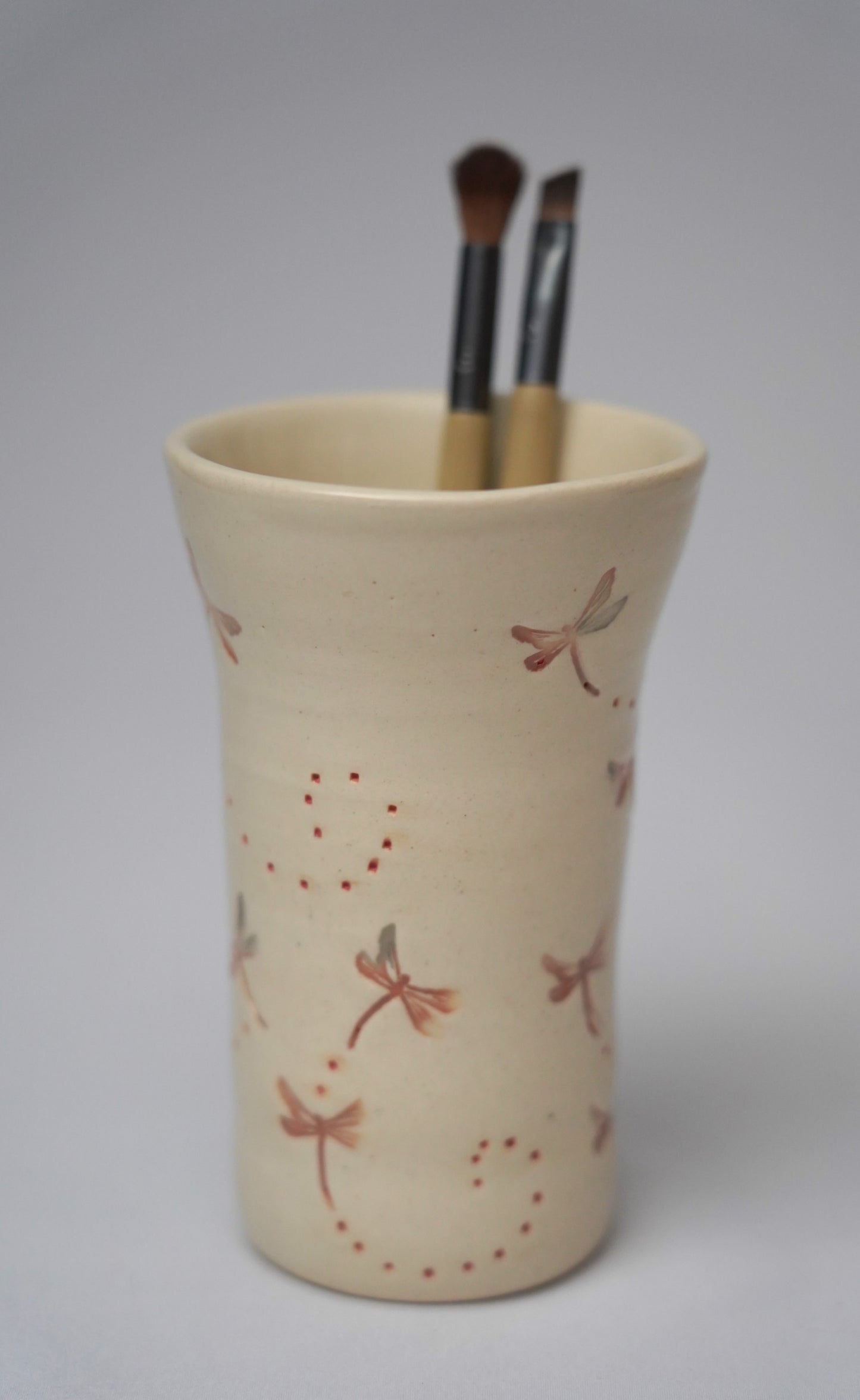 Dragonfly Brush Holder or Vase