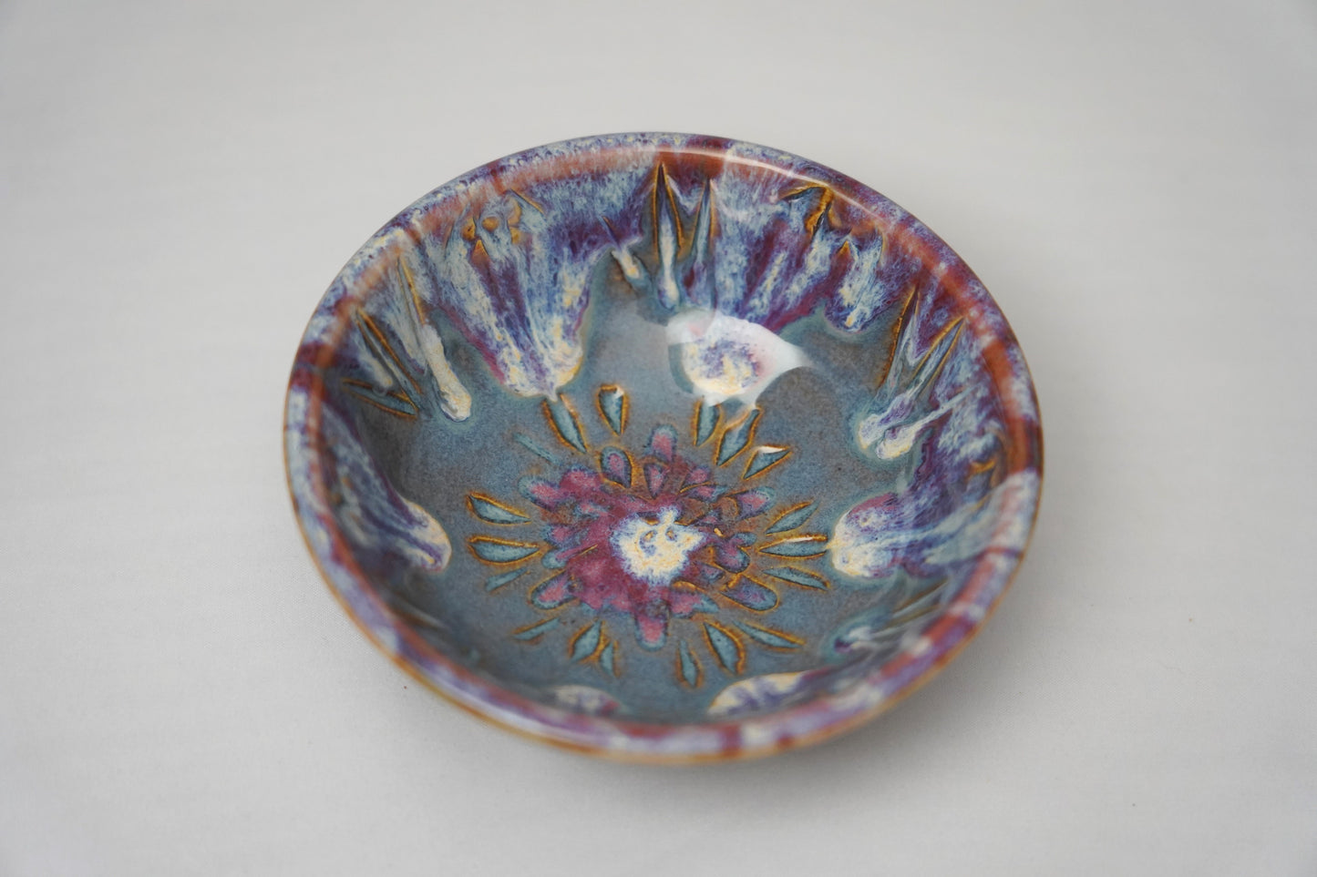 Multi Color Trinket Bowl