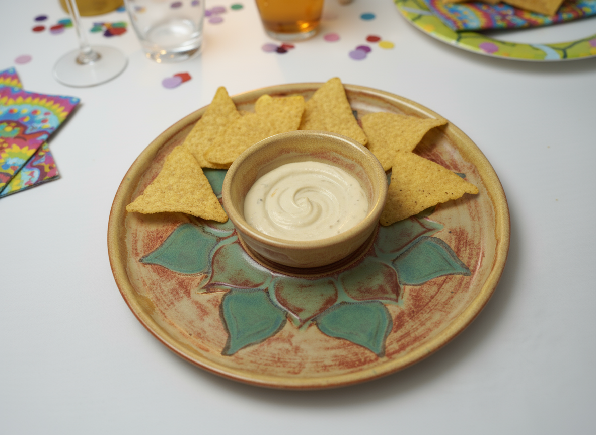 Flower Chip & Dip Tray