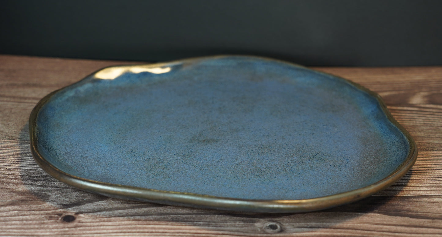 Blue & Copper Plates