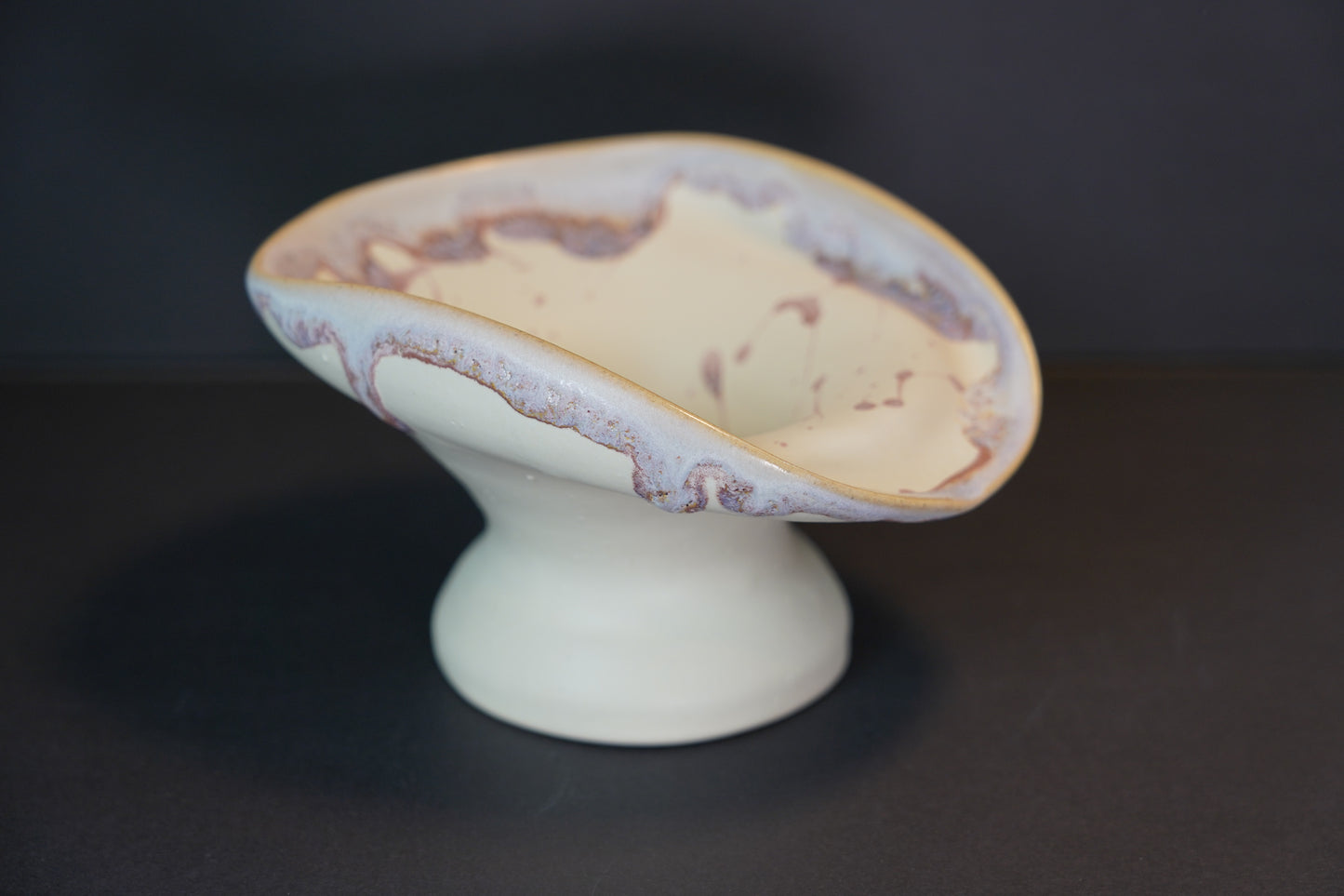 Lavendar Tuxedo Bowl